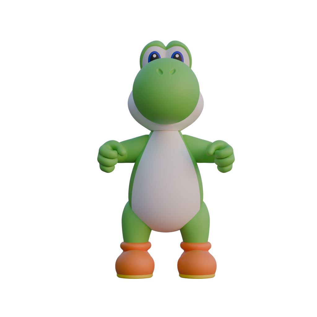 Large Yoshi 3D-Printed Display Figure — Approximately 2.5 Feet Tall