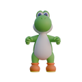 Large Yoshi 3D-Printed Display Figure — Approximately 2.5 Feet Tall