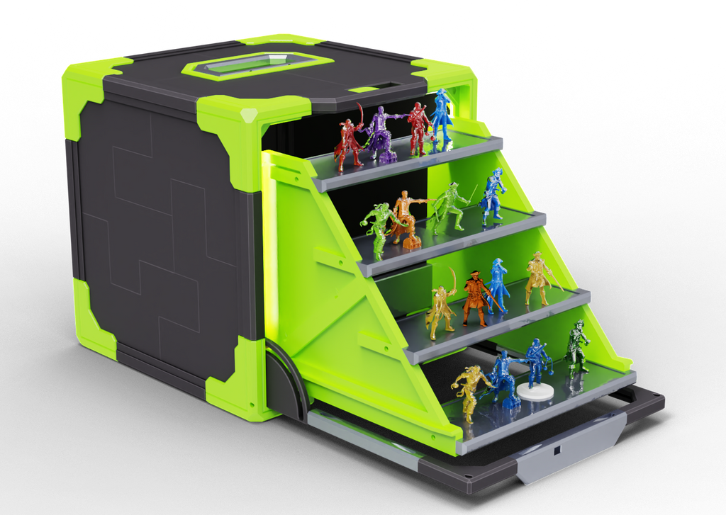 Miniature Display Grid Cube