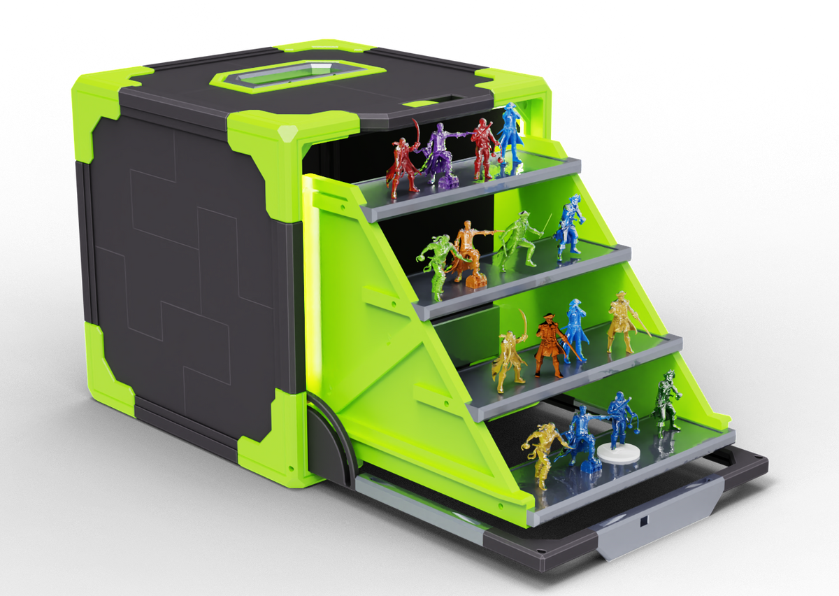 Miniature Display Grid Cube