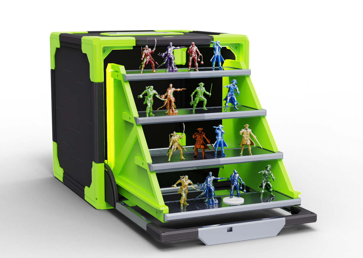 Miniature Display Grid Cube