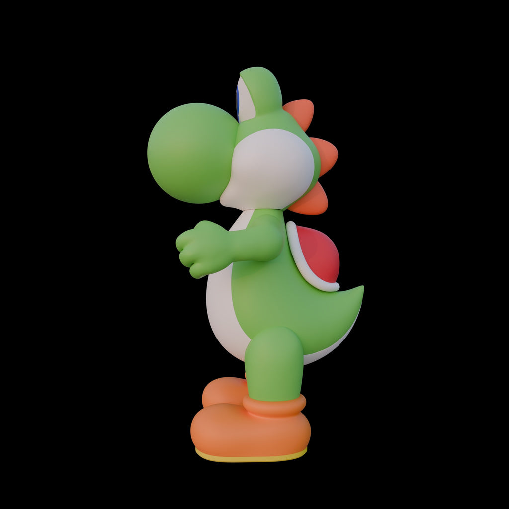 Large Yoshi 3D-Printed Display Figure — Approximately 2.5 Feet Tall